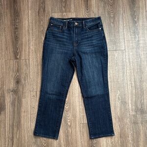 Talbots High Waisted Straight Leg Ankle Denim